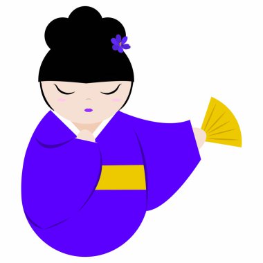 Sevimli geyşa karakter