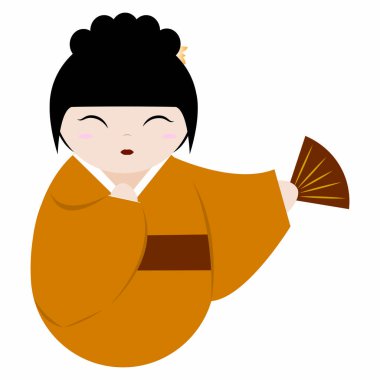 Sevimli geyşa karakter