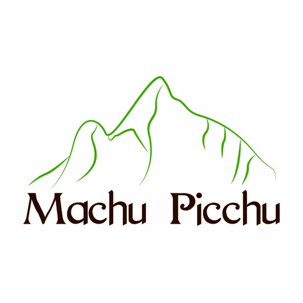 Machu picchu fundo — Vetor de Stock