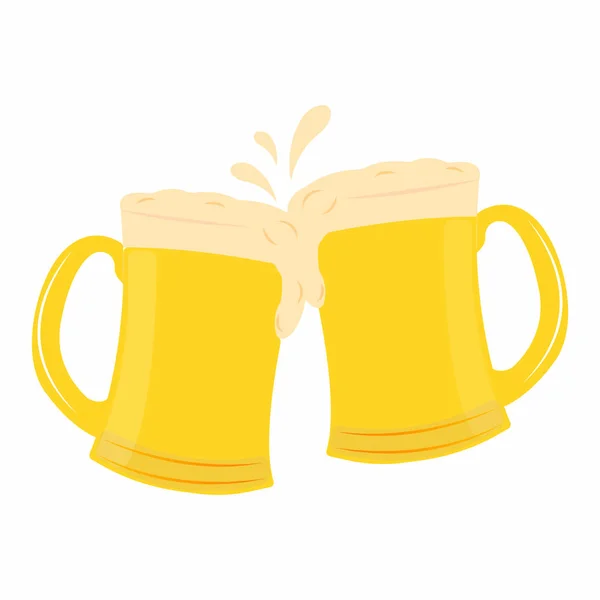 Bière abstraite délicieuse — Image vectorielle