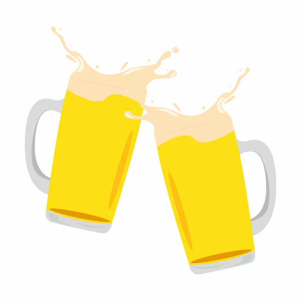 Abstracte heerlijk bier — Stockvector