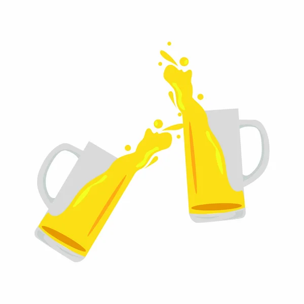Abstraktní lahodné pivo — Stockový vektor