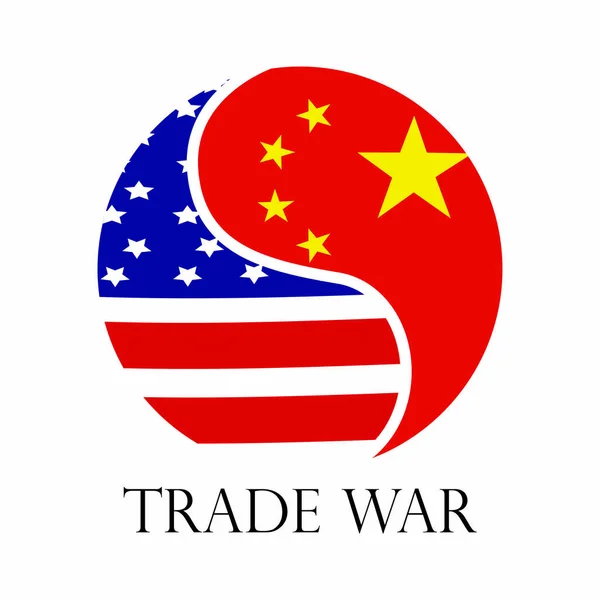 Fondo de guerra comercial — Vector de stock