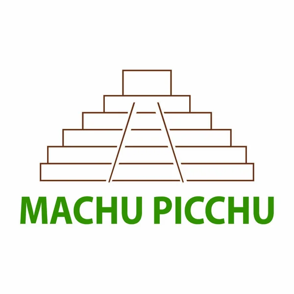 Machu picchu fundo Vetor De Stock