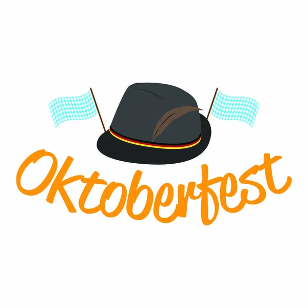 Fondo Oktoberfest Con Algunos Objetos Especiales Alusivos — Vector de stock