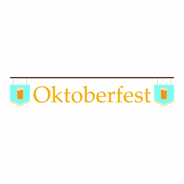 Oktoberfest φόντο κόμμα — Διανυσματικό Αρχείο