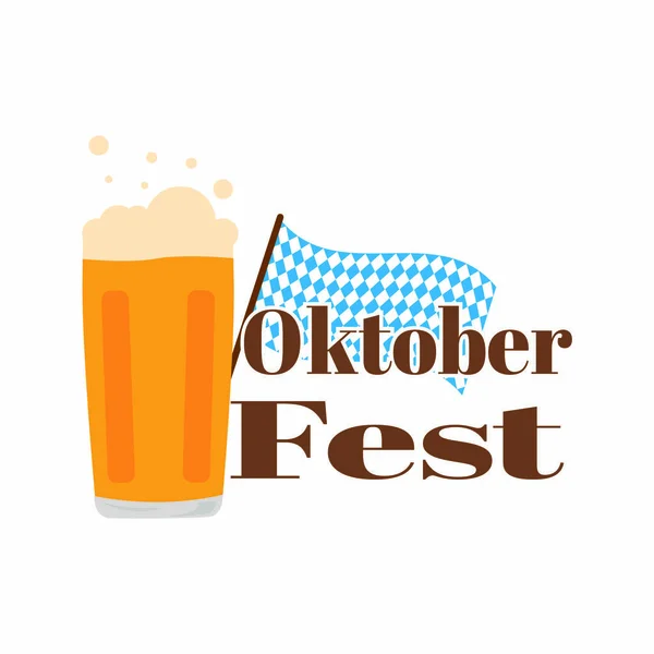 Oktoberfest partito sfondo — Vettoriale Stock