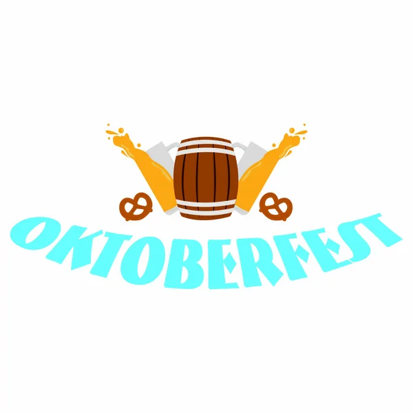 Oktoberfest fest bakgrund — Stock vektor