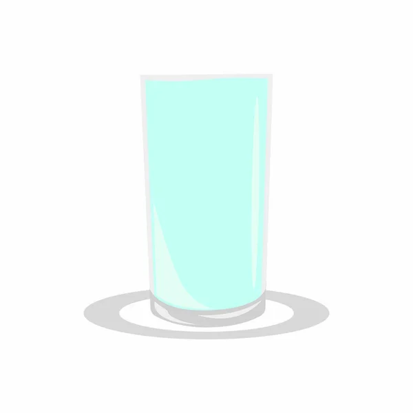 Glas water pictogram — Stockvector