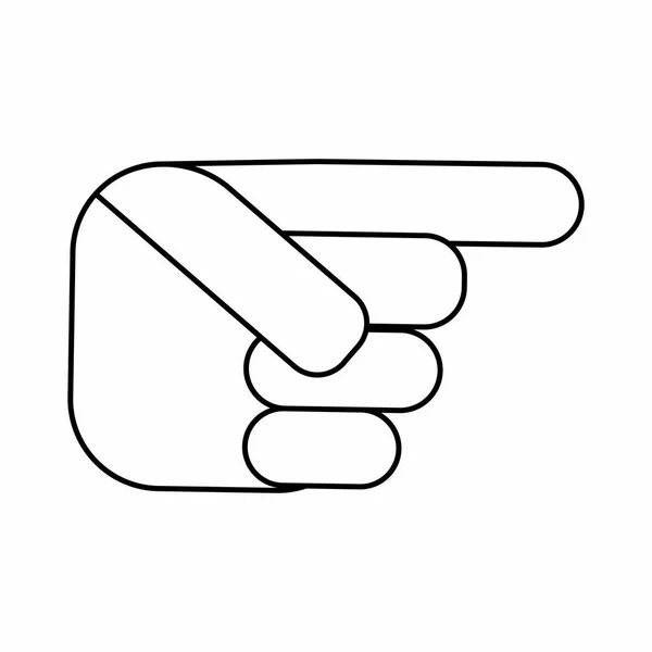 Анотація рука вираз — стоковий вектор