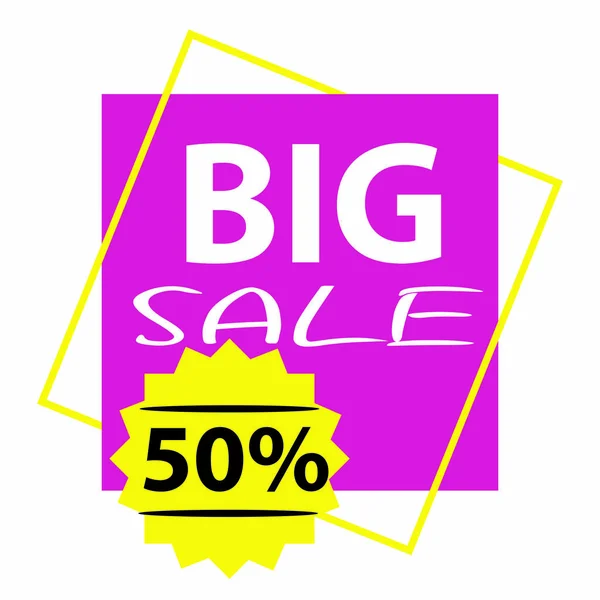 Big sale label — Stock Vector