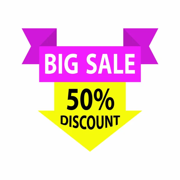 Big sale label — Stock Vector