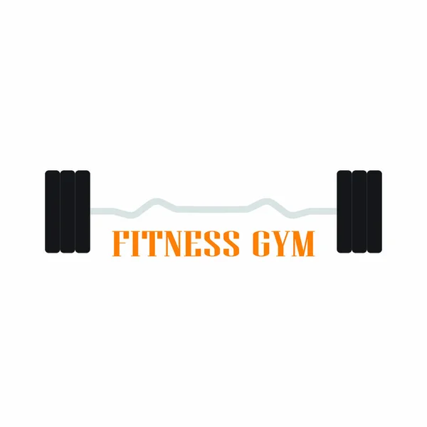 Sportschool fitness pictogram — Stockvector