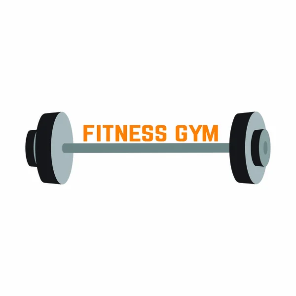 Gimnasio icono de fitness — Vector de stock