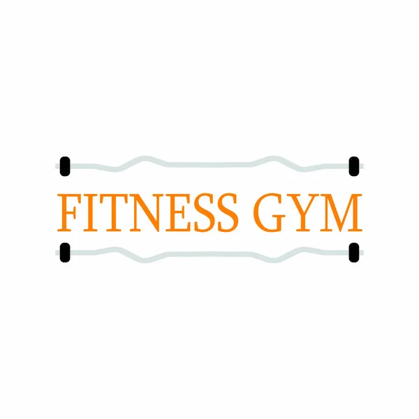 Gimnasio icono de fitness — Vector de stock