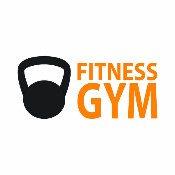 Gimnasio icono de fitness — Vector de stock