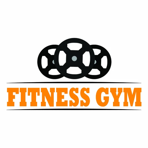 Gym fitness ikon — Stock Vector