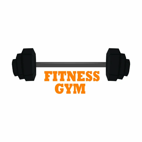 Gimnasio icono de fitness — Vector de stock