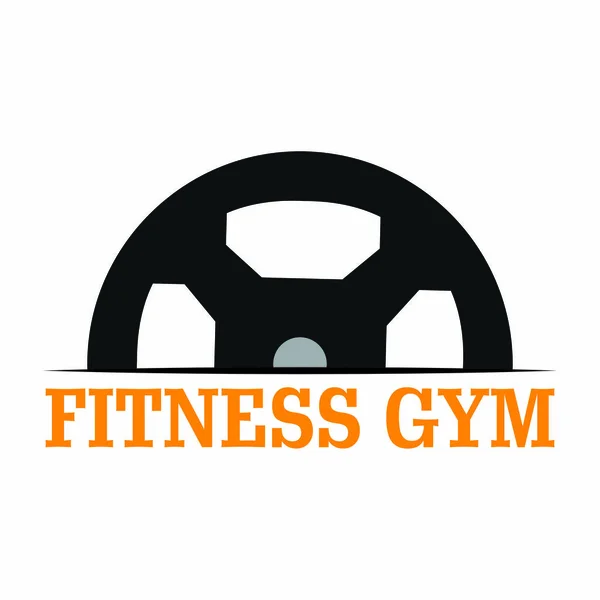 Gym fitness ikon — Stock Vector