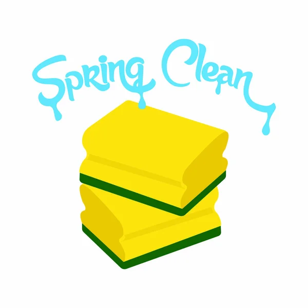 Fondo limpio de primavera — Vector de stock