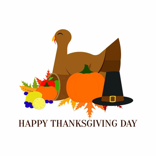 Happy Thanksgiving day — Stock Vector