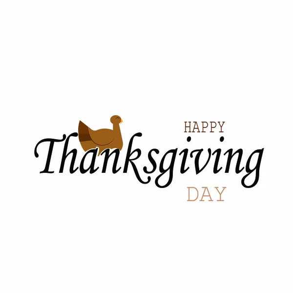 Happy thanksgiving day — Stock vektor