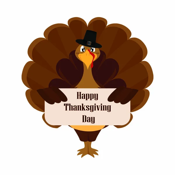 Joyeuse fête de Thanksgiving — Image vectorielle