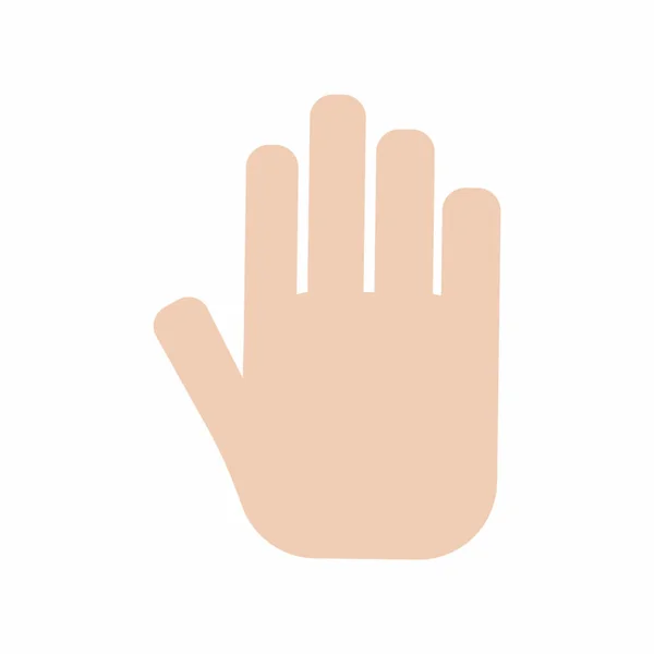 Abstrakter Ausdruck der Hand — Stockvektor