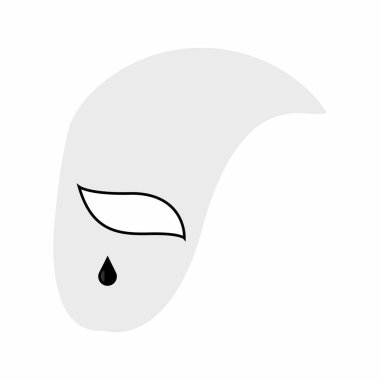 Cadılar Bayramı karikatür maskesi