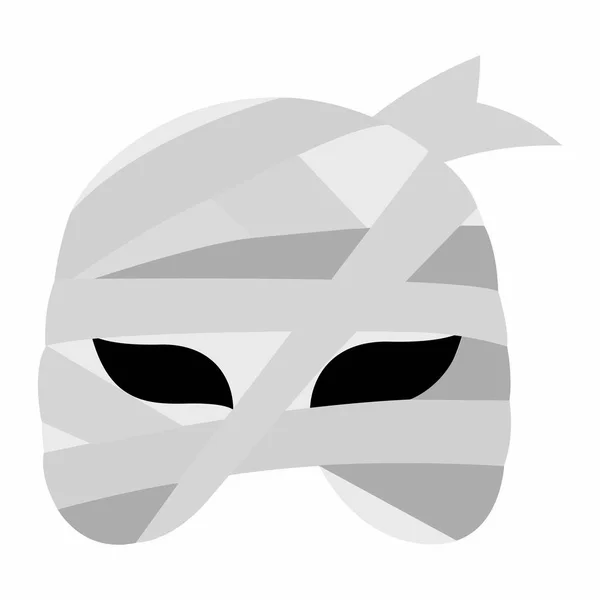 Halloween tecknad mask — Stock vektor
