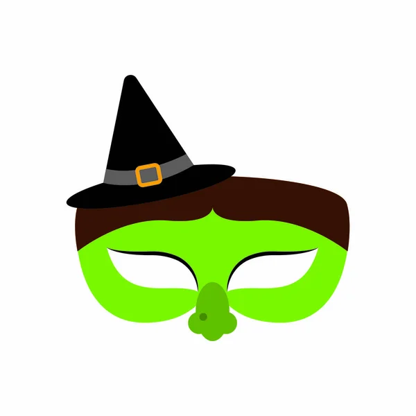 Máscara de dibujos animados Halloween — Vector de stock