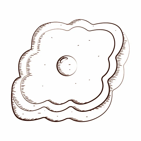 Delicioso contorno de galletas — Archivo Imágenes Vectoriales
