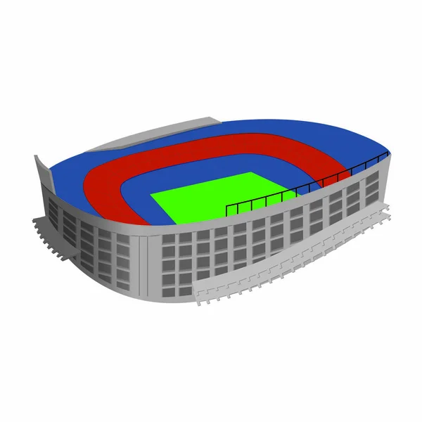 Abgelegenes Fußballstadion — Stockvektor