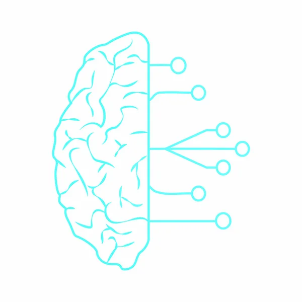 Moln braind anslutningar — Stock vektor