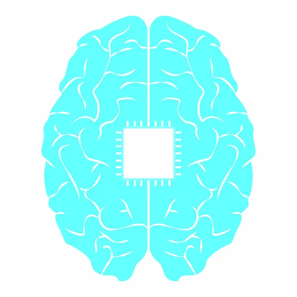 Connexions cérébrales Cloud — Image vectorielle