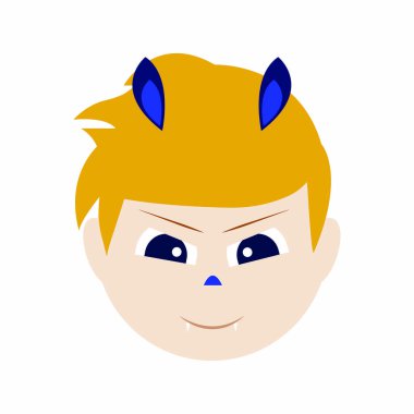 Çizgi film halloween maskesi