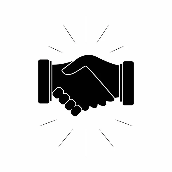 Handshake closing business — Stock Vector