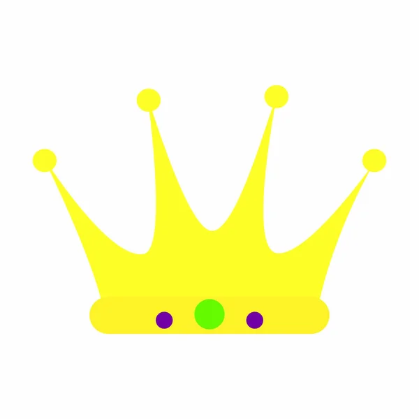Corona di Carnevale colorato — Vettoriale Stock