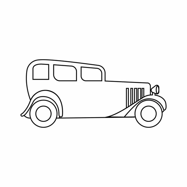 Abstract old car — Stock Vector