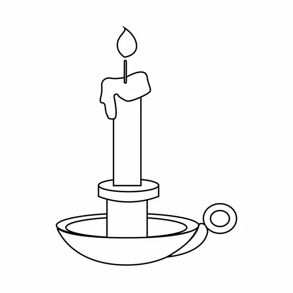 Abstraktní staré svíčky — Stockový vektor