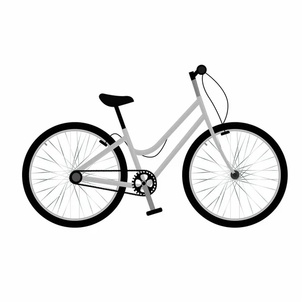 Side view of a bike — Stock Vector