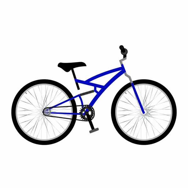Side view of a bike — Stock Vector