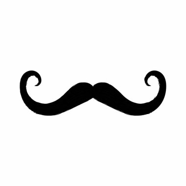 Soyut şirin bıyık