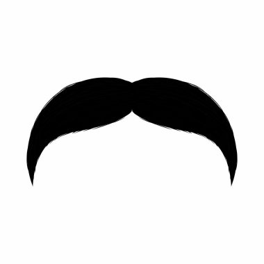 Soyut şirin bıyık