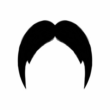 Soyut şirin bıyık