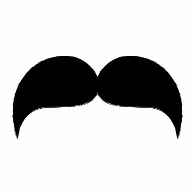 Soyut şirin bıyık