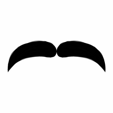 Soyut şirin bıyık