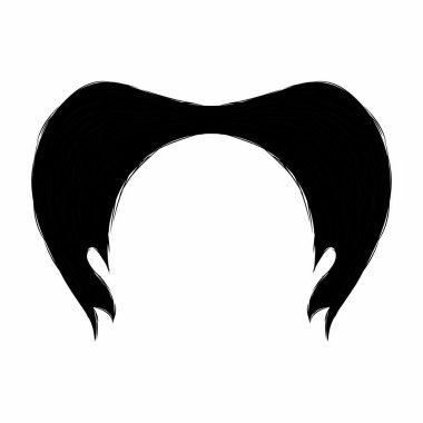 Soyut şirin bıyık