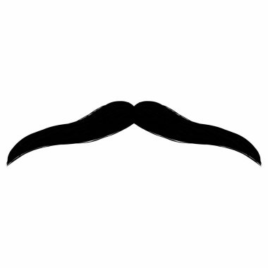 Soyut şirin bıyık