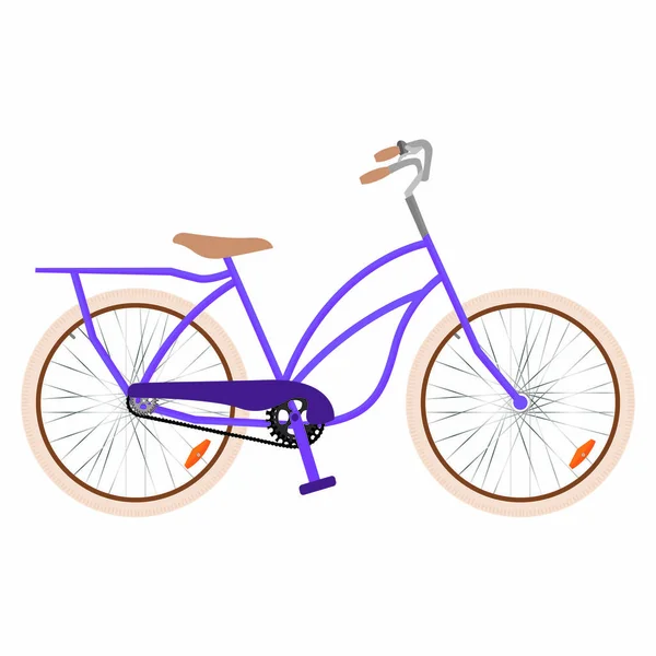Μερική άποψη του ένα ποδήλατο — Διανυσματικό Αρχείο